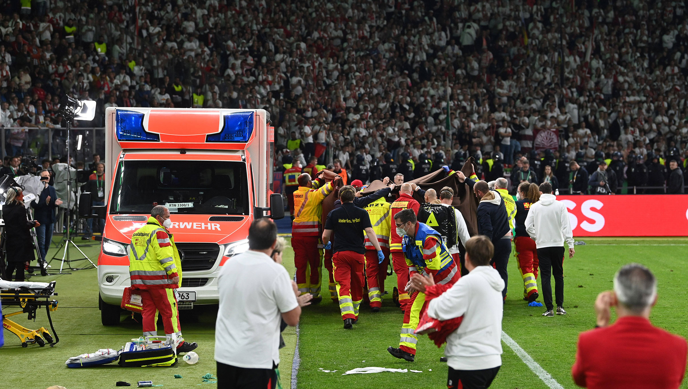 Schreck­mo­ment im DFB-Pokal-Finale