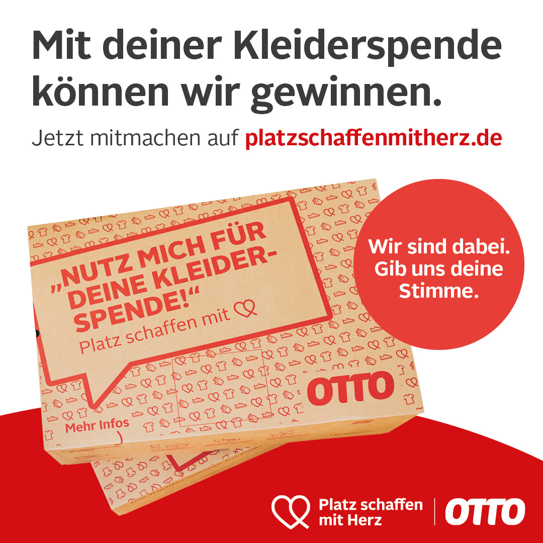 Platz schaf­fen mit Herz